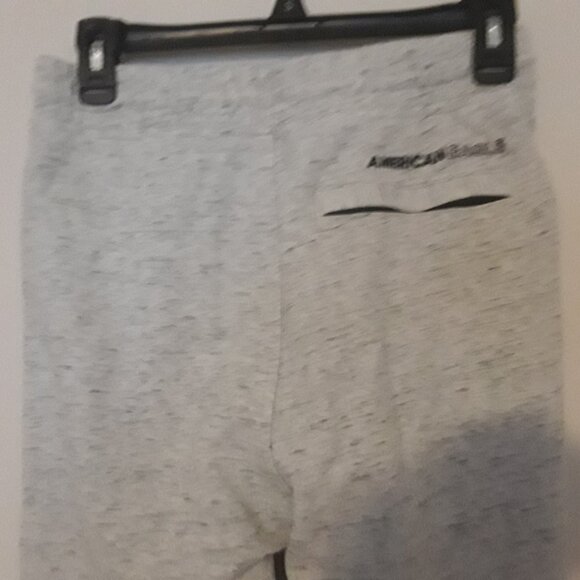 Mens American Eagle,Extra Small Peppered Gray Sweatpants w/2 Side Pockets - Picture 2 of 5